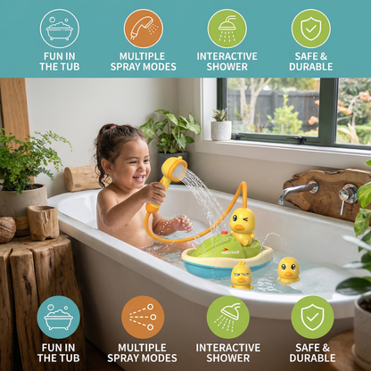 Duck Fountain Bath Toy with Showerhead