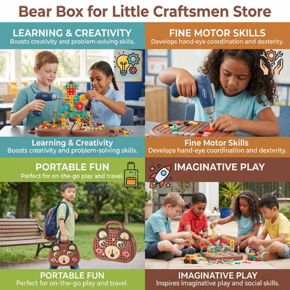 Bear Box for Little Craftsmen
