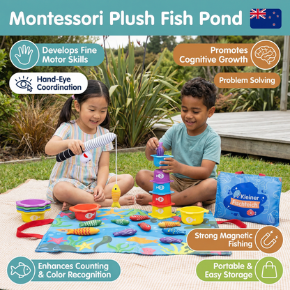 Montessori Plush Fish Pond Children's Toy