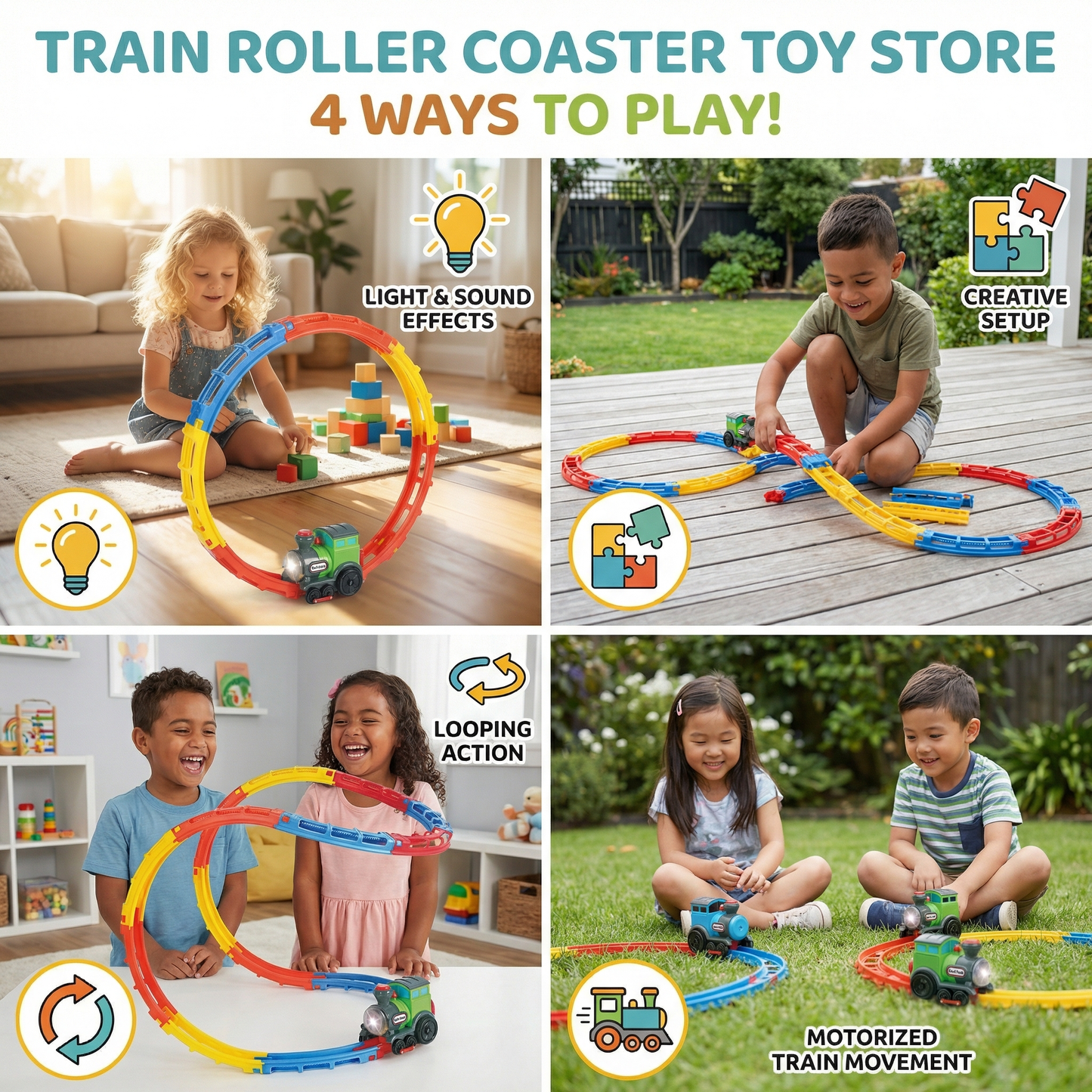 Train Roller Coaster Toy