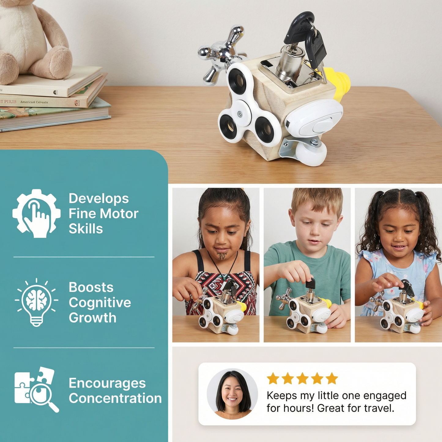 Montessori Play & Learn Cube