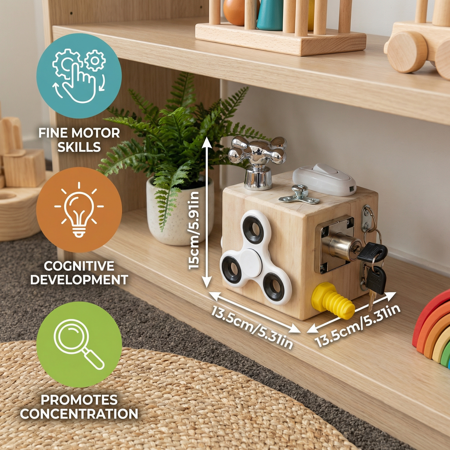 Montessori Play & Learn Cube