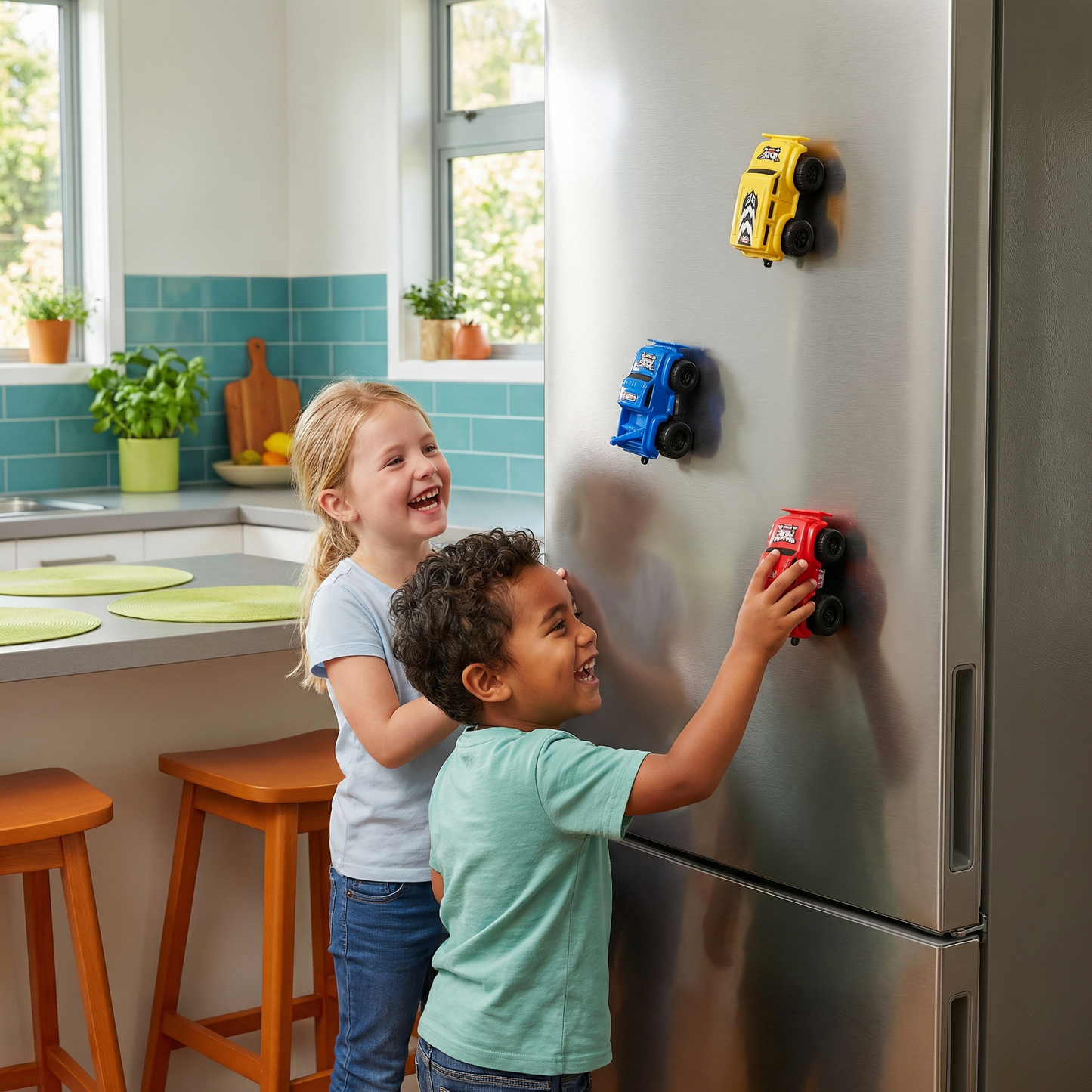 Magnetic Wall Climbing Cars