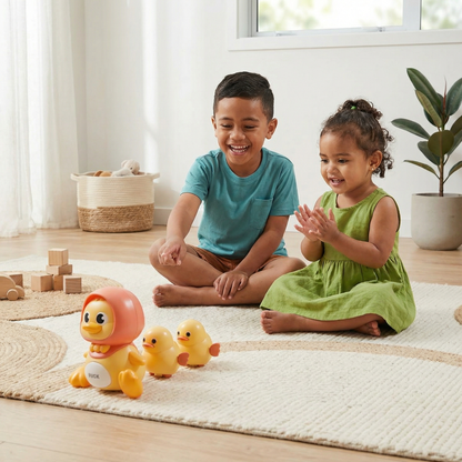 Waddling Duck Family Kids Toy
