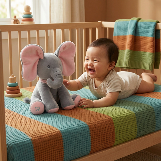 Elephant Peek-A-Boo – Interactive Plush Toy