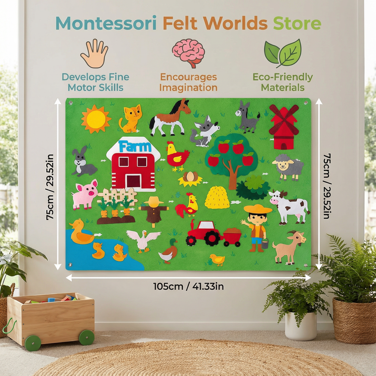 Montessori Felt Worlds