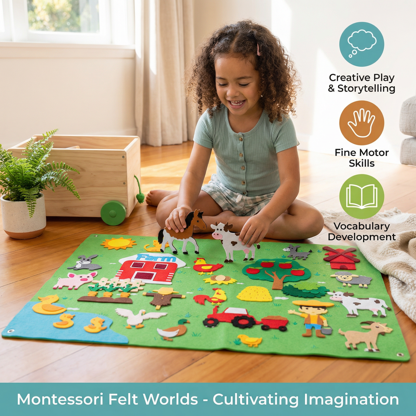 Montessori Felt Worlds
