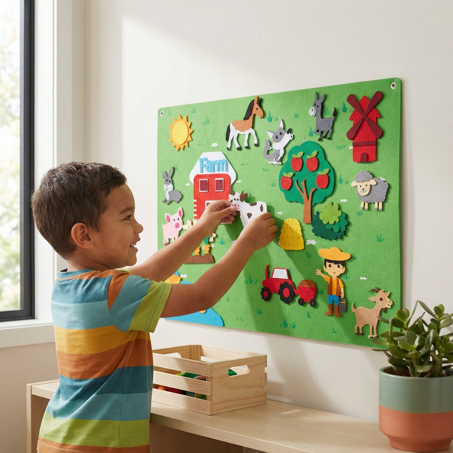 Montessori Felt Worlds