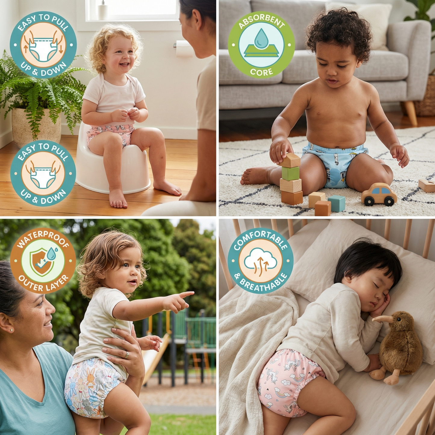Reusable Training Diapers – Potty Training Made Easy