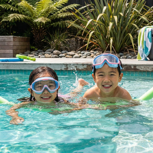 Child-Friendly Swimming Goggles with Large Frames & Anti-Fog System
