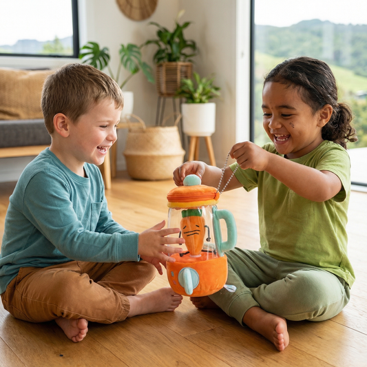 Funny Carrot Mixer Plush Toy for Kids