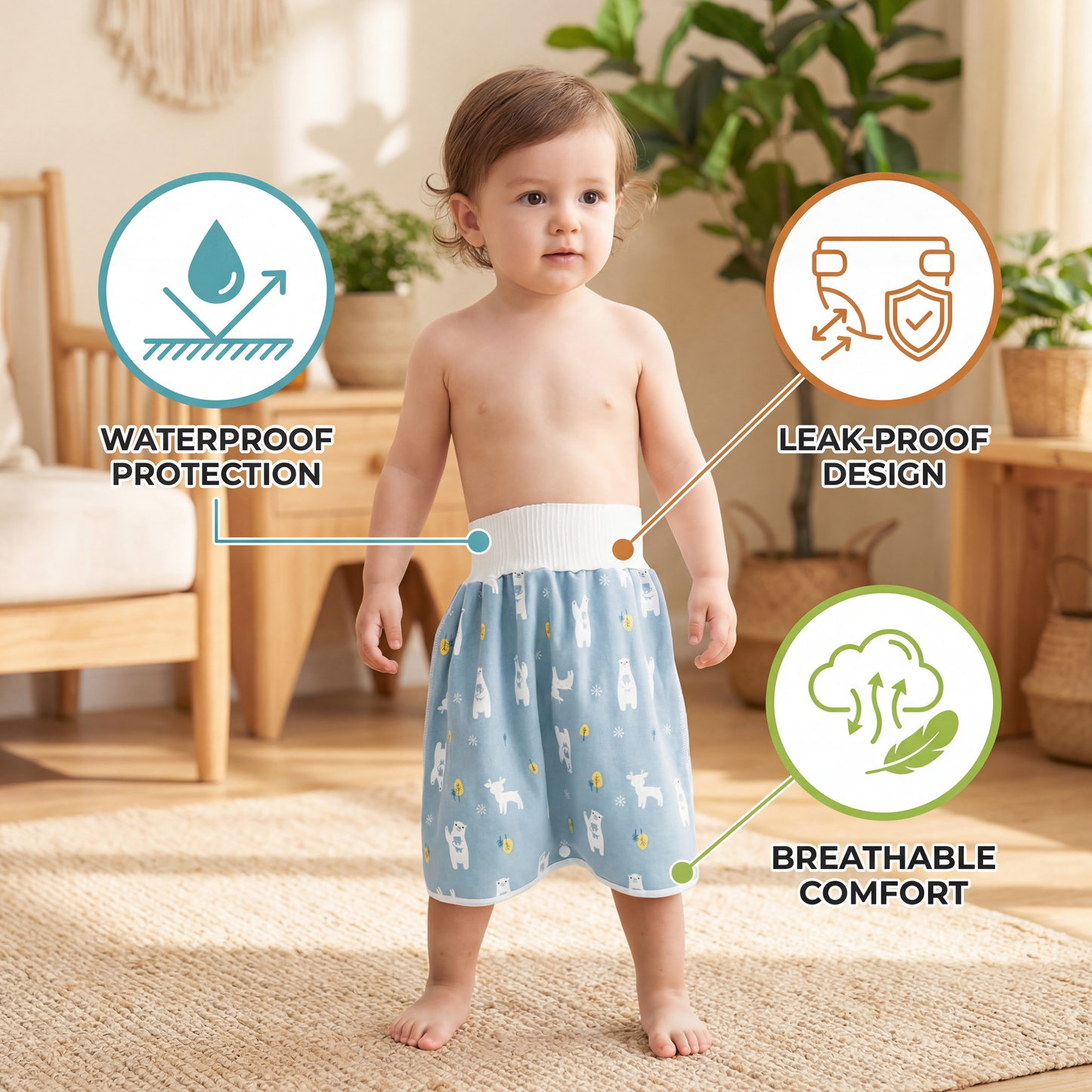 Waterproof Baby Potty Training Pants