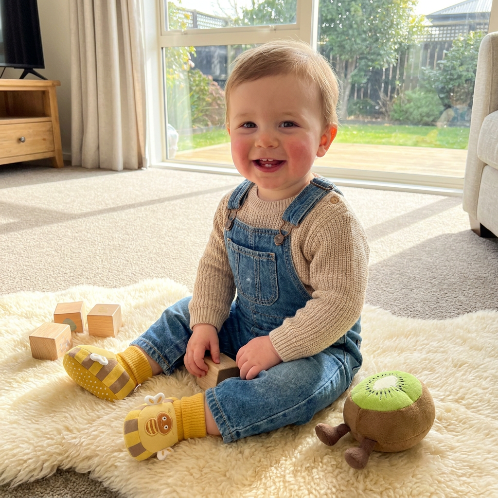 Cosy Baby Sock Shoes – Warm, Non-Slip & Comfortable