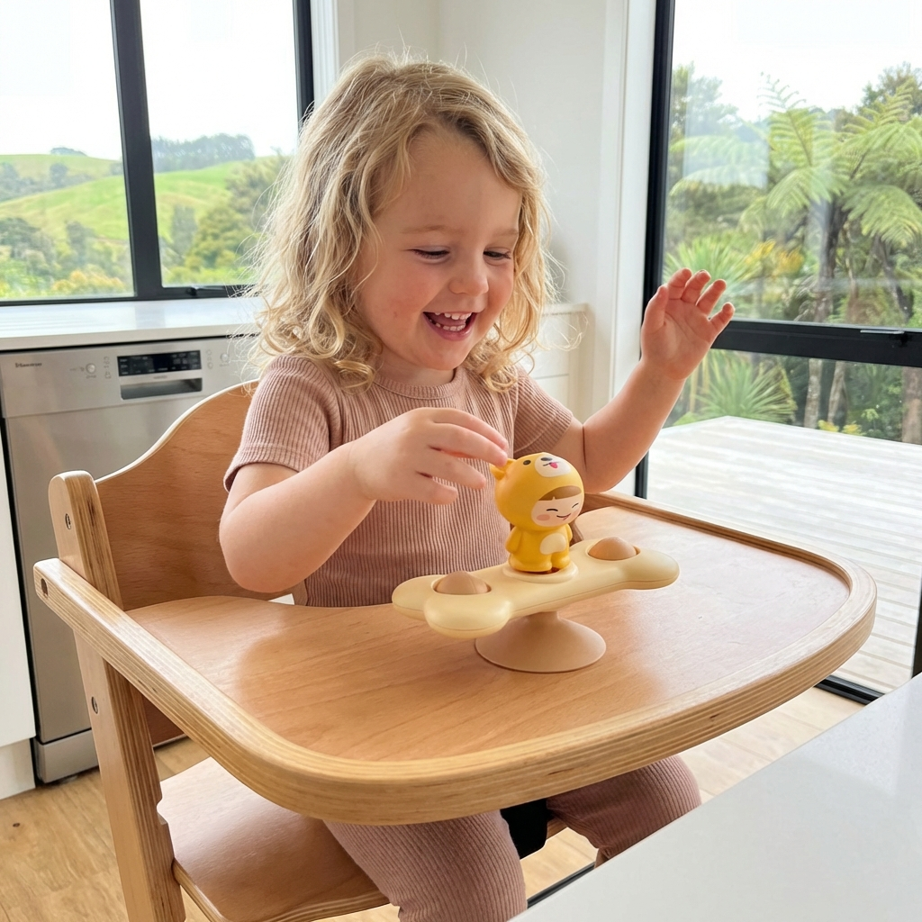 Montessori Suction Cup Spinner – Spinning Learning Toy